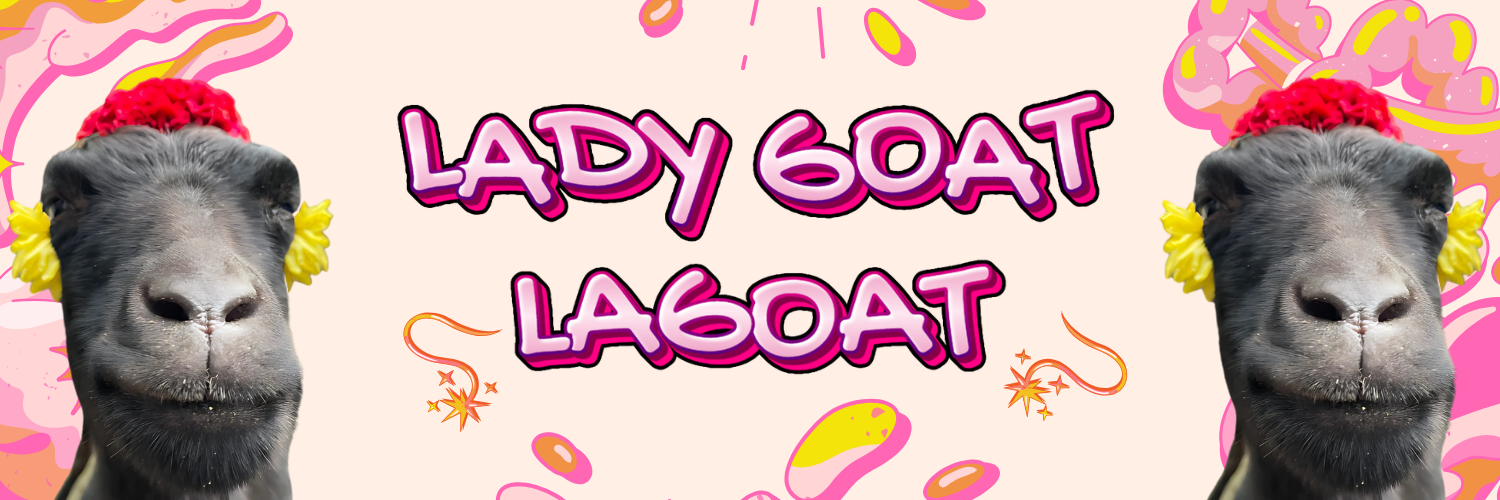 Lady Goat Banner